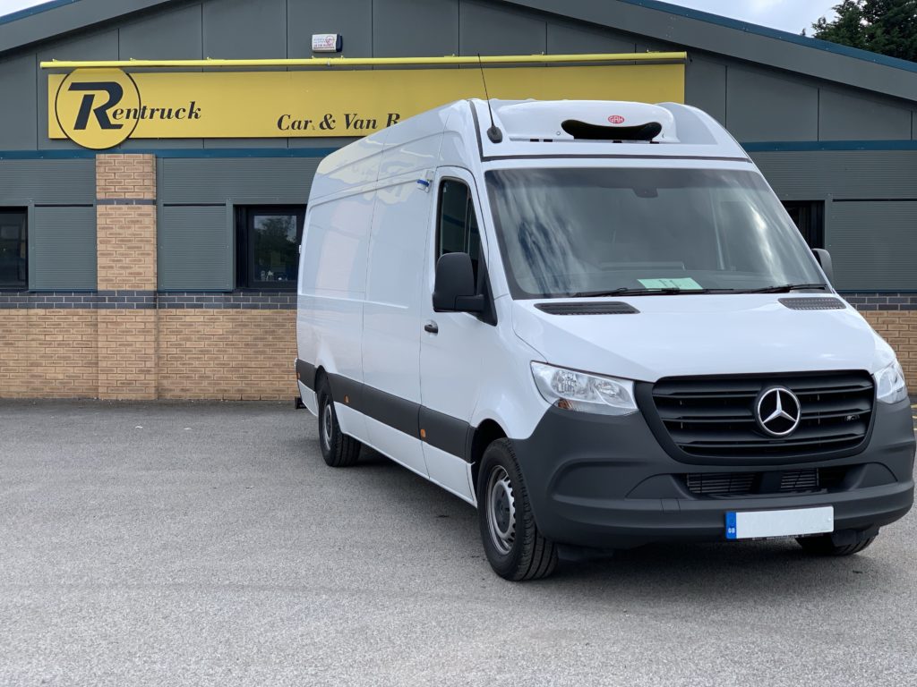 Mercedes Sprinter 313 outside Rentruck