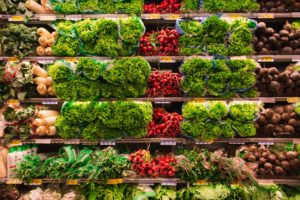 Greenery in the supermarket