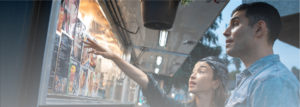 woman choosing street food