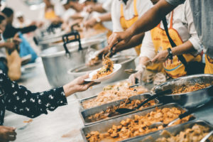 food sharing with the homeless